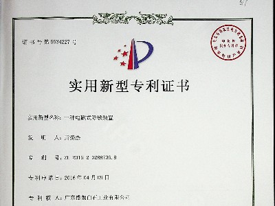 一種電磁式除鐵裝置